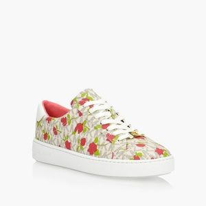 NIB Michael Kors floral print sneakers